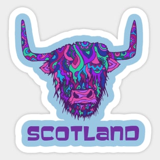 Highland Cow - Scotland Sticker